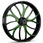 RYD Wheels Electron Touch Of Color Green Wheels