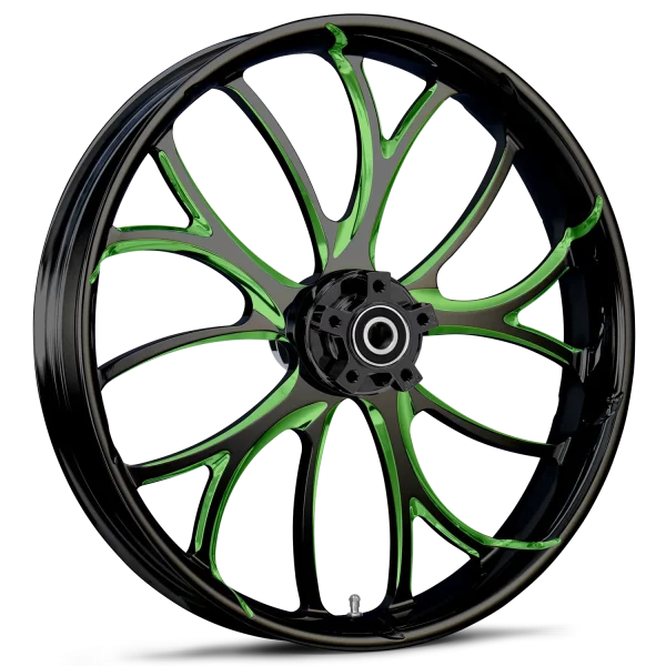 RYD Wheels Electron Touch Of Color Green Wheels