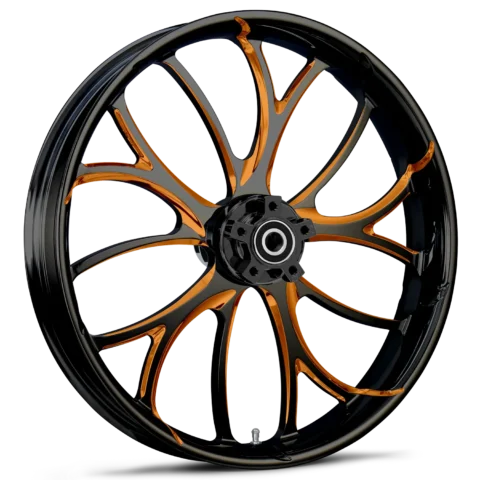 RYD Wheels Electron Touch Of Color Orange Wheels