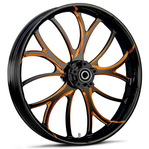 RYD Wheels Electron Touch Of Color Orange Wheels