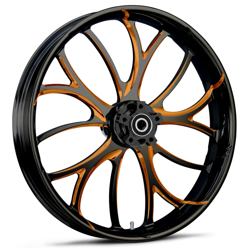 RYD Wheels Electron Touch Of Color Orange Wheels