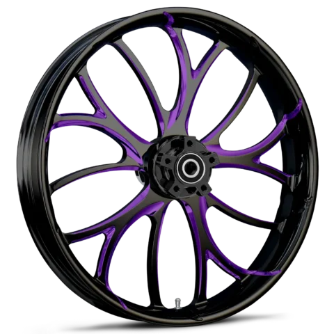 RYD Wheels Electron Touch Of Color Purple Wheels