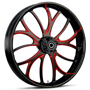 RYD Wheels Electron Touch Of Color Red Wheels