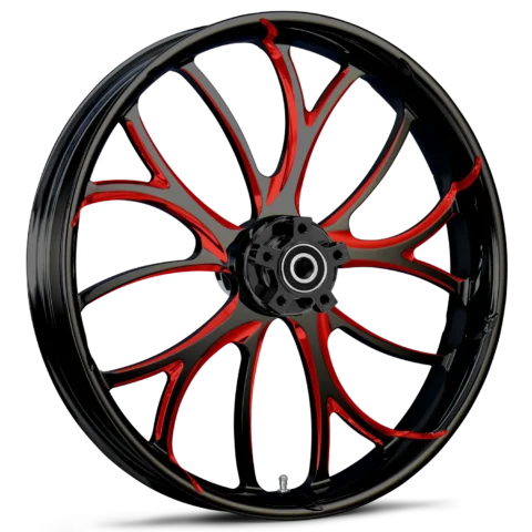 RYD Wheels Electron Touch Of Color Red Wheels