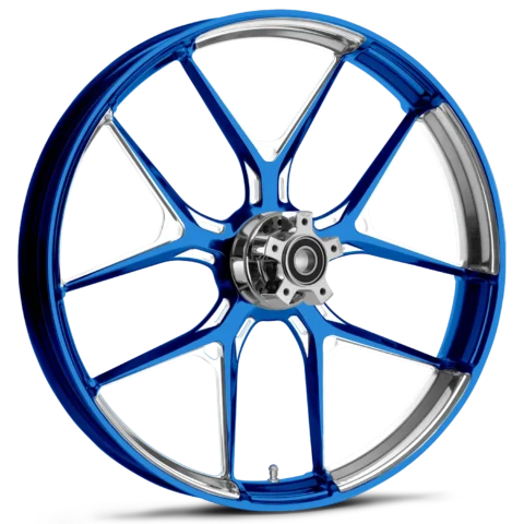 Inductor Dyeline Blue Polished Wheels