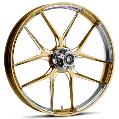 Inductor Dyeline Gold Polished Wheels