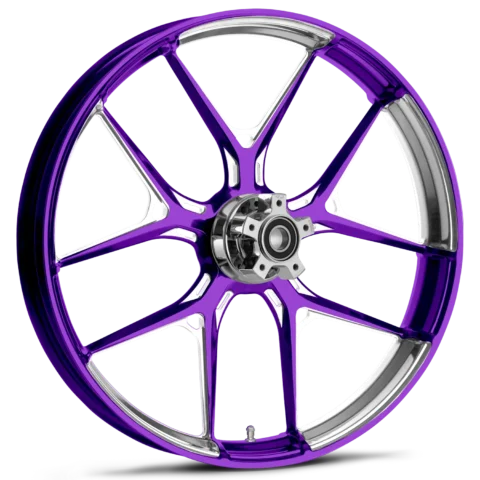 Inductor Dyeline Purple Polished 20 x 5.0 Wheel