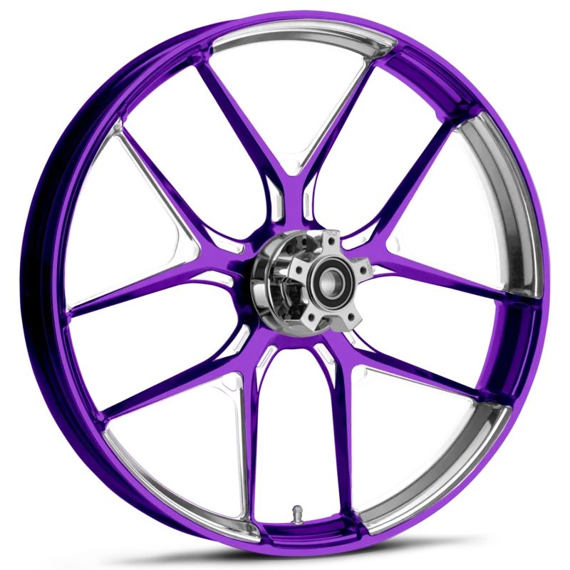 Inductor Dyeline Purple Polished 26 x 3.75 Wheel