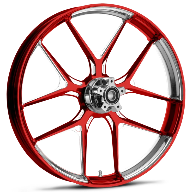 Inductor Dyeline Red Polished 18 x 3.5 Wheel
