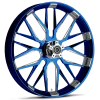 Insulator Dyeline Blue Polished 21 x 3.25 Wheel