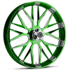 Insulator Dyeline Green Polished 18 x 5.5 Wheel