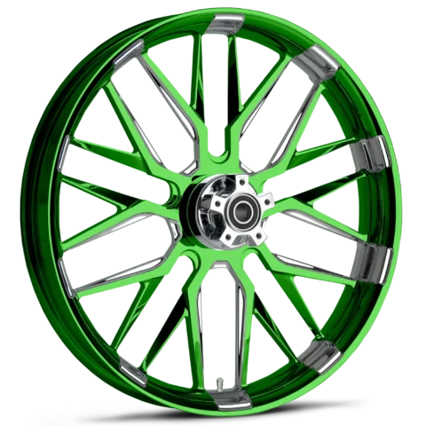Insulator Dyeline Green Polished 21 x 3.25 Wheel