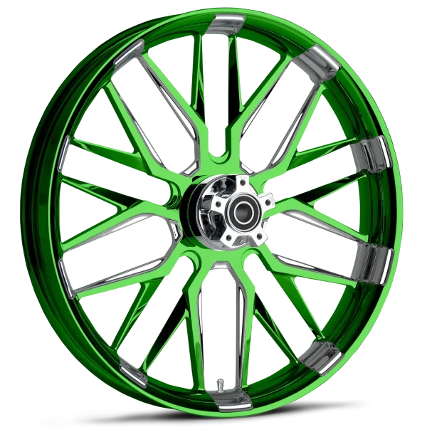 RYD Wheels Insulator Dyeline Green Wheels
