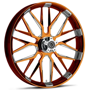 RYD Wheels Insulator Dyeline Orange Wheels