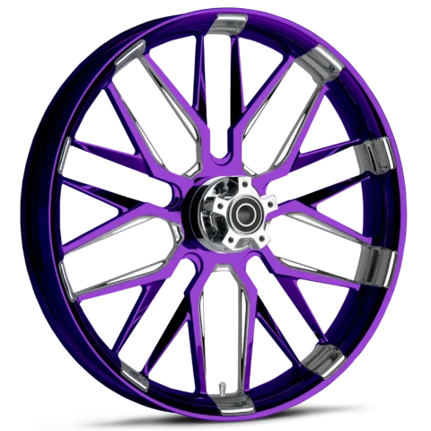Insulator Dyeline Purple Polished 17 x 6.25 Wheel