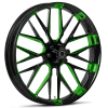 RYD Wheels Insulator Touch Of Color All Green Wheels