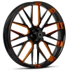 RYD Wheels Insulator Touch Of Color All Orange Wheels