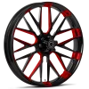 RYD Wheels Insulator Touch Of Color All Red Wheels
