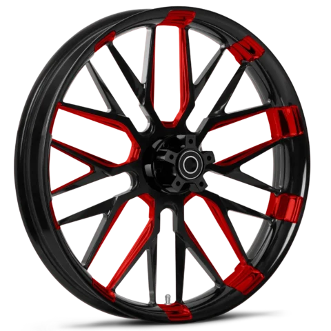 RYD Wheels Insulator Touch Of Color All Red Wheels