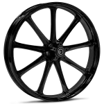 harley black wheels RYD Wheels Ion Blackline Wheels