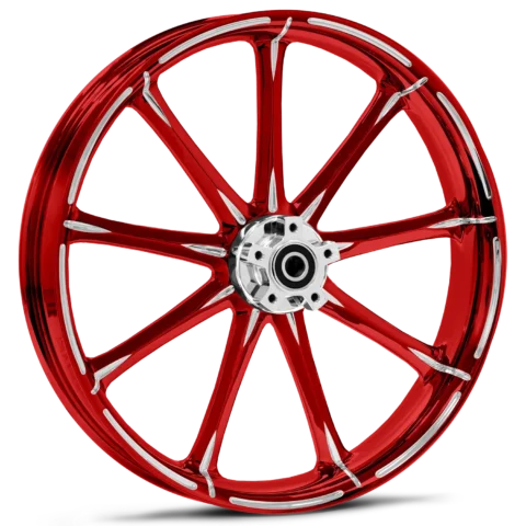 Ion Dyeline Red Polished Wheels
