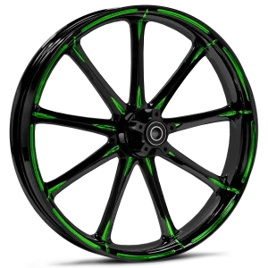 RYD Wheels Ion Touch Of Color Green Wheels