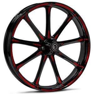 RYD Wheels Ion Touch Of Color Red Wheels