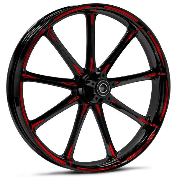 RYD Wheels Ion Touch Of Color Red Wheels