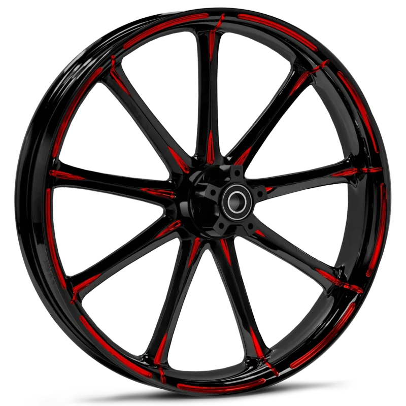 RYD Wheels Ion Touch Of Color Red Wheels