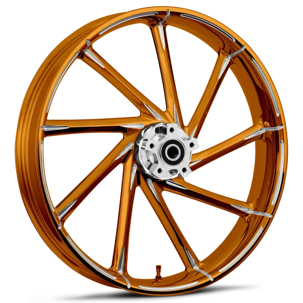RYD Wheels Kinetic Dyeline Orange Wheels