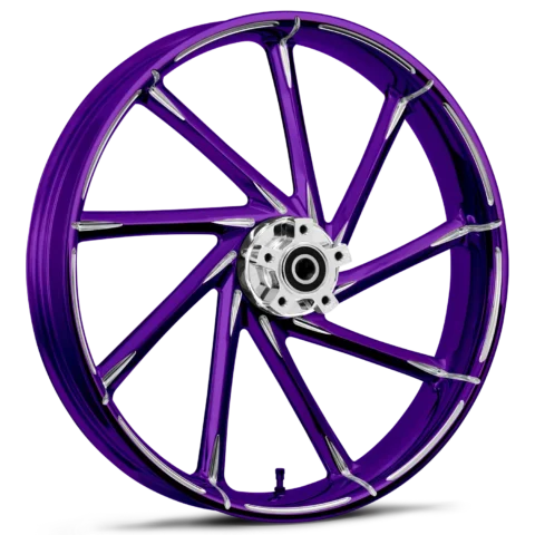 Kinetic Dyeline Purple Polished 18 x 10.5 Wheel