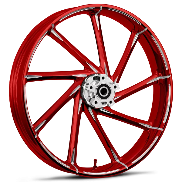 RYD Wheels Kinetic Dyeline Red Wheels