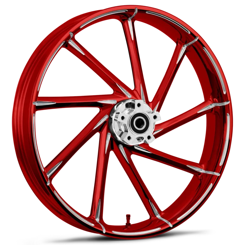 Kinetic Dyeline Red Polished 26 x 3.75 Wheel