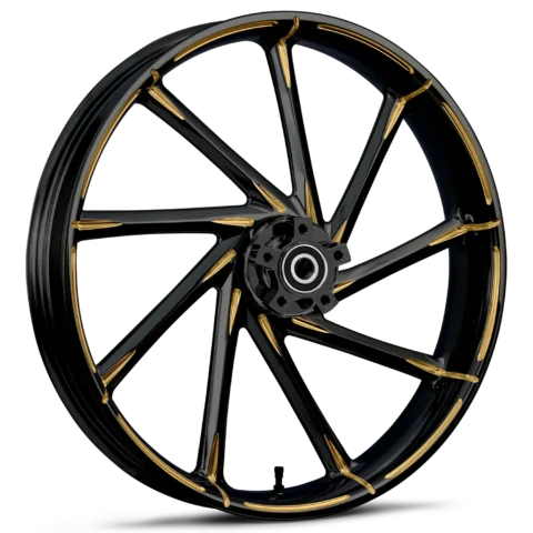 RYD Wheels Kinetic Touch Of Color Gold Wheels