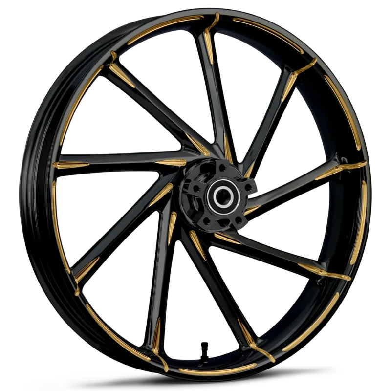 RYD Wheels Kinetic Touch Of Color Gold Wheels