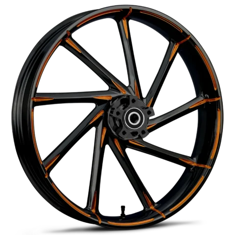 RYD Wheels Kinetic Touch Of Color Orange Wheels