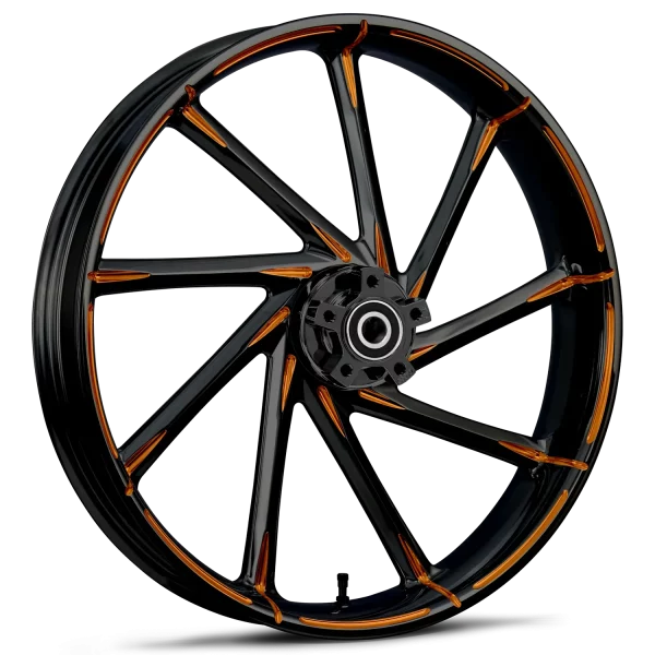 RYD Wheels Kinetic Touch Of Color Orange Wheels
