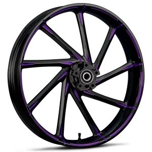 RYD Wheels Kinetic Touch Of Color Purple Wheels