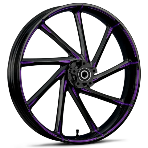 RYD Wheels Kinetic Touch Of Color Purple Wheels