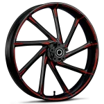RYD Wheels Kinetic Touch Of Color Red Wheels