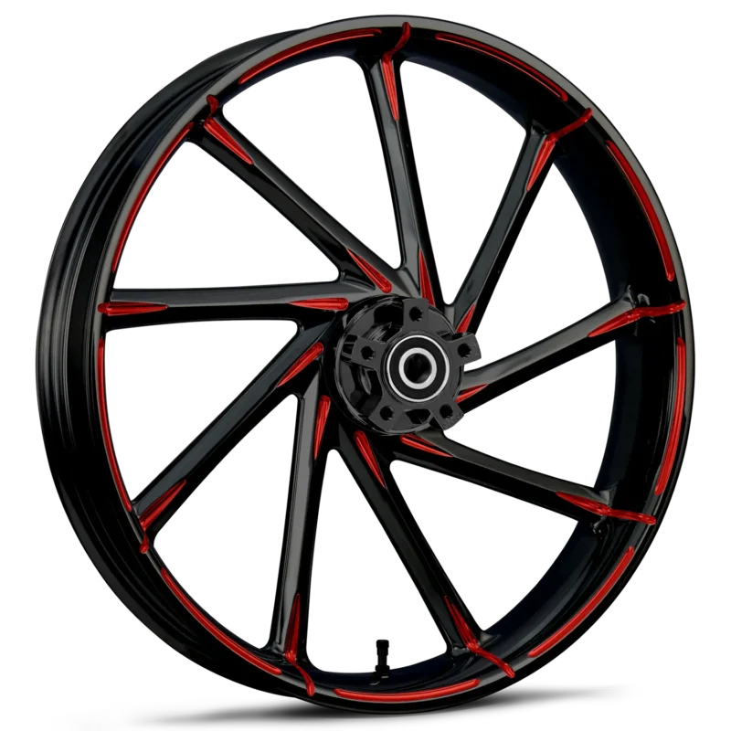 RYD Wheels Kinetic Touch Of Color Red Wheels
