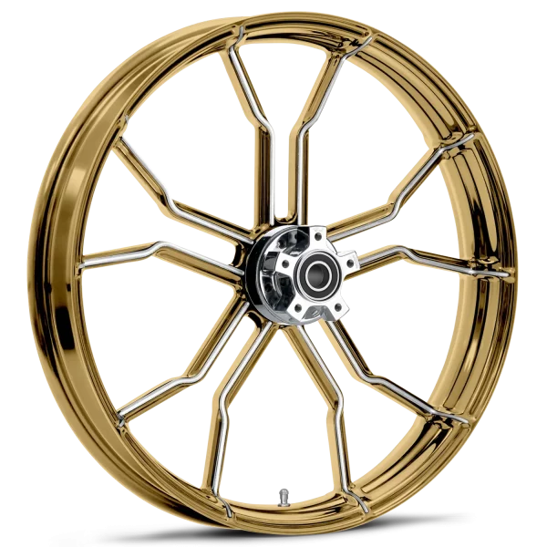 RYD Wheels Phase Dyeline Gold Wheels