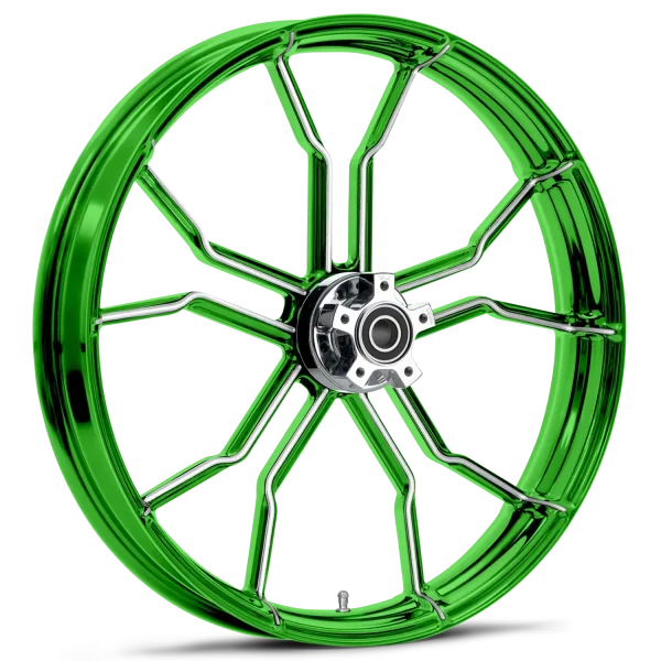 RYD Wheels Phase Dyeline Green Wheels