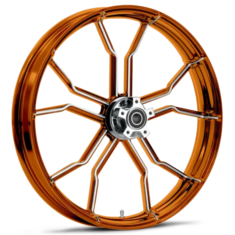 Phase Dyeline Orange Polished Wheels