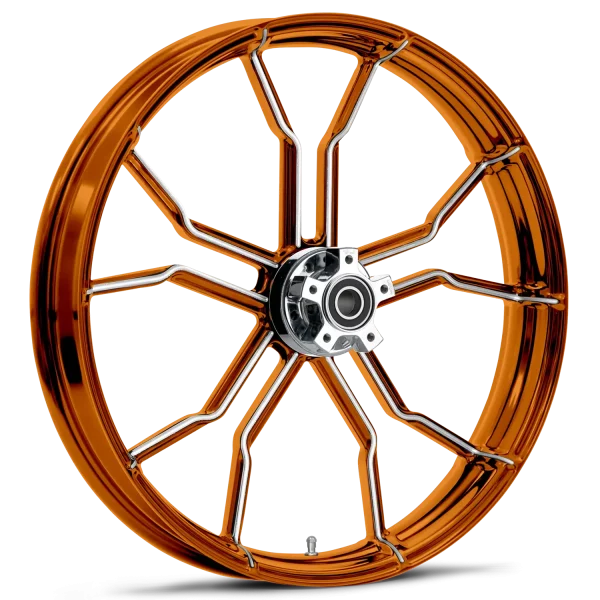 RYD Wheels Phase Dyeline Orange Wheels