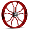 Phase Dyeline Red Polished 18 x 4.25 Wheel