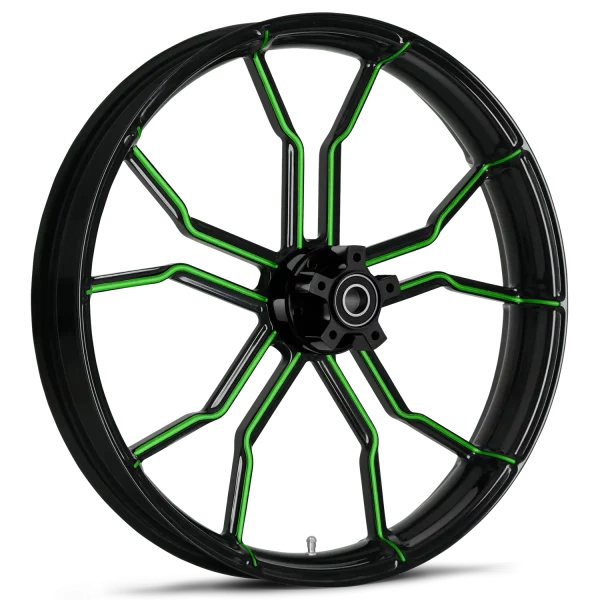 RYD Wheels Phase Touch Of Color Green Wheels