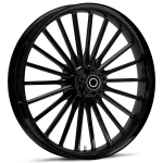 black harley wheels - RYD Wheels Pulse Blackline Wheels