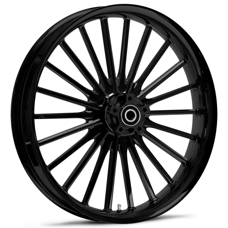 black harley wheels - RYD Wheels Pulse Blackline Wheels