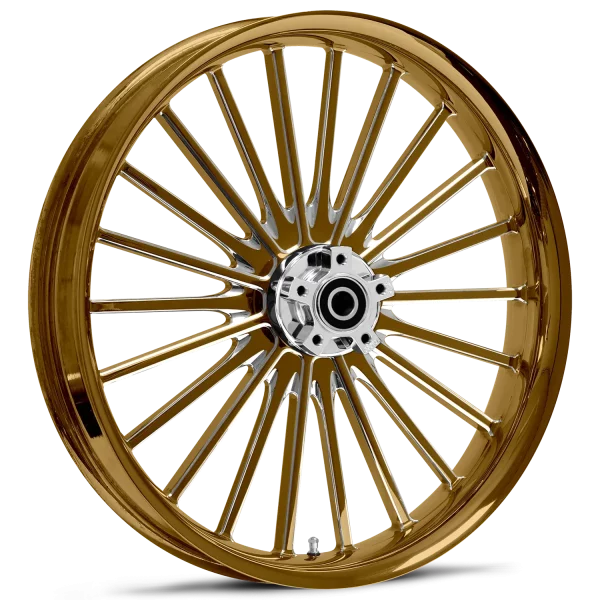 RYD Wheels Pulse Dyeline Gold Wheels